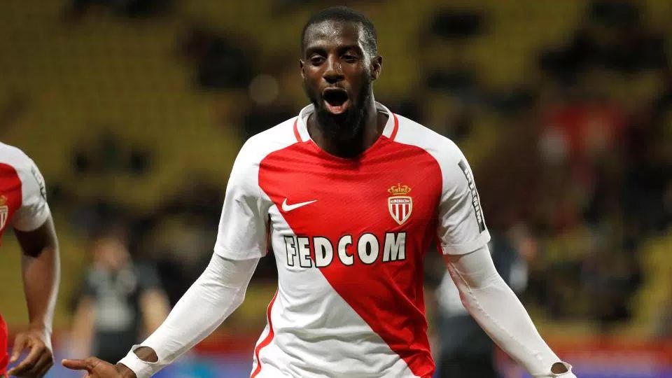 Tiemoue Bakayoko selebrasi gol AS Monaco Copyright: © REUTERS